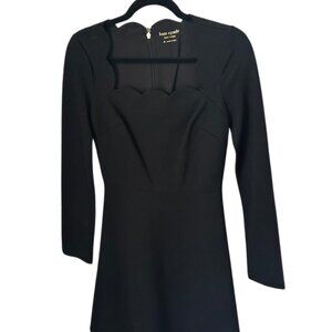 Kate Spade NWT Scallop Ponte Dress Size XS